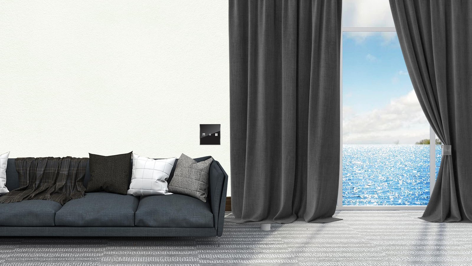 Motorized curtain automation system